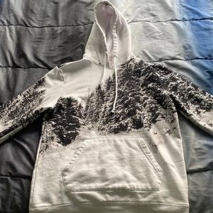 PacSun Men’s Mountain Print Hoodie